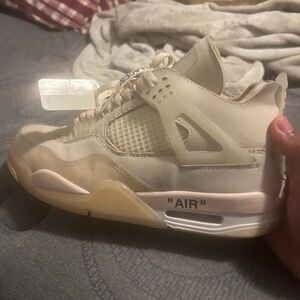 Jordan 4s off white